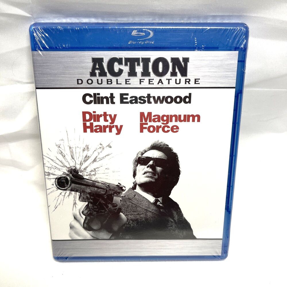 Clint Eastwood Action Double Feature Dirty Harry / Magnum Force Blu-Ray  NEW